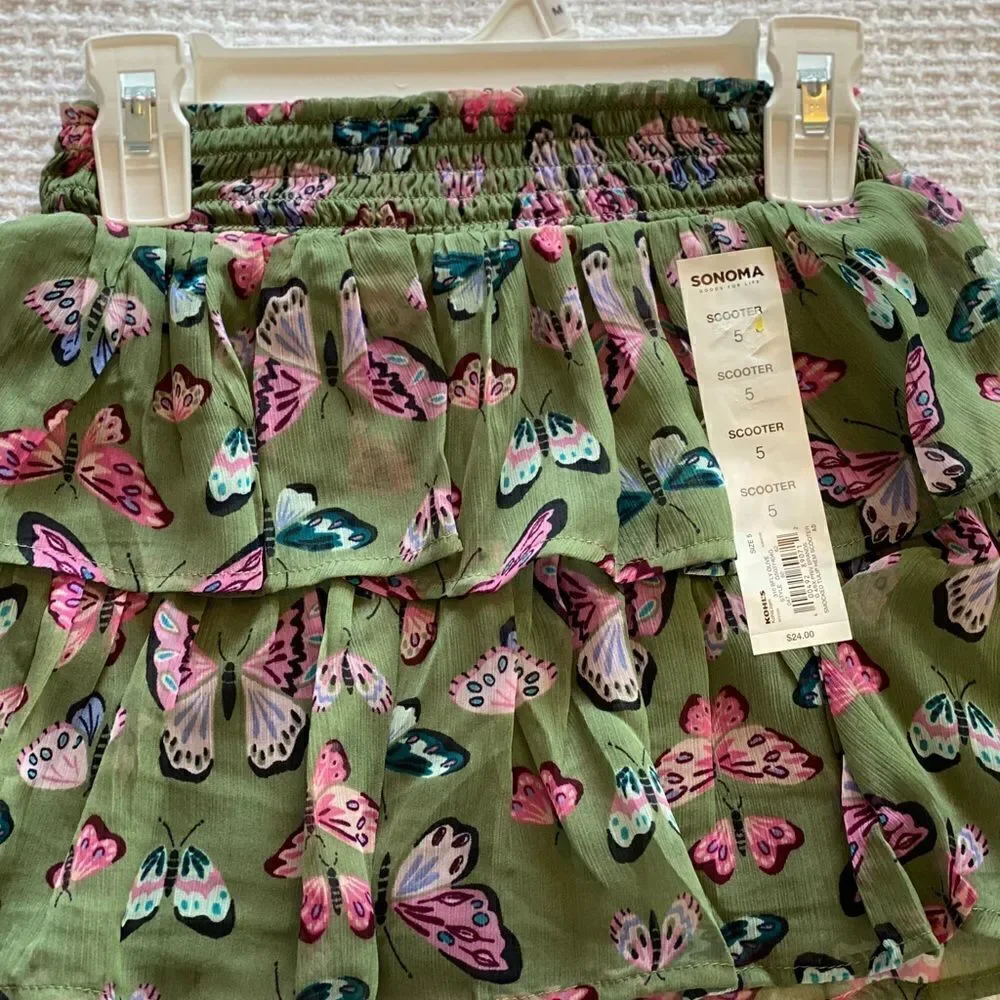 SONOMA FOR LIFE Smocked Tulip Hem Scooter Skirts 5
